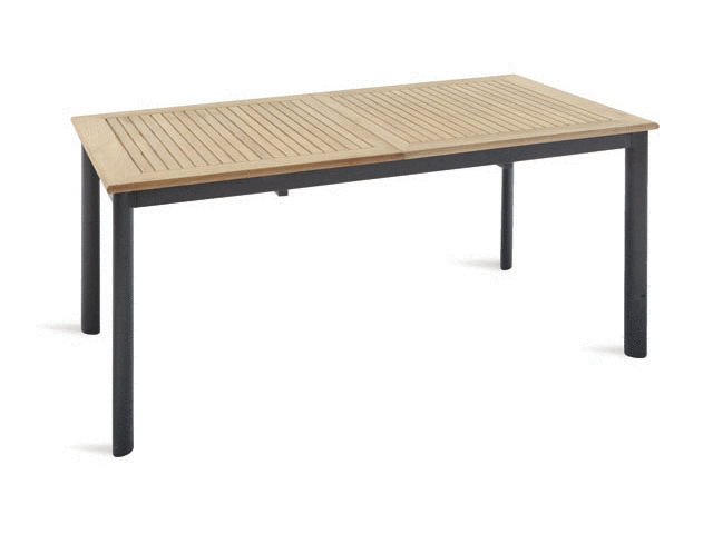 MOIRTT62 TAVOLO VIGO ALLUNGABILE 150 210 x 90 cm alluminio e teak naturale MOIRTT62 TAVOLO VIGO ALLUNGABILE 150 210 x 90 cm alluminio e teak naturale