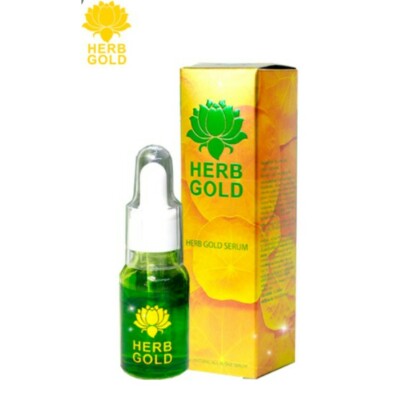 Herb Gold Serum Reduce Freckles Dark Spots Wrinkles Tighten pores in 2 week 15ml