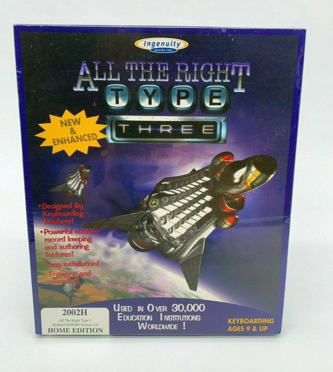 その他 Can Type v3.0 CD-ROM All The Right TYPE THREE Home Ed Plus CD-ROM Ingenuity Works