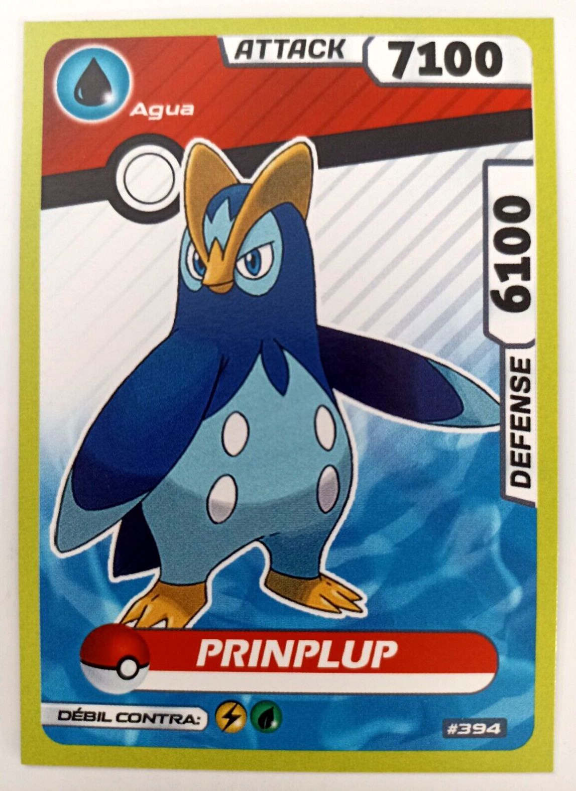 CARD POKEMON EE VOL. V #26 PRINPLUP 2020 Sinnoh PERU South America Edition TCG