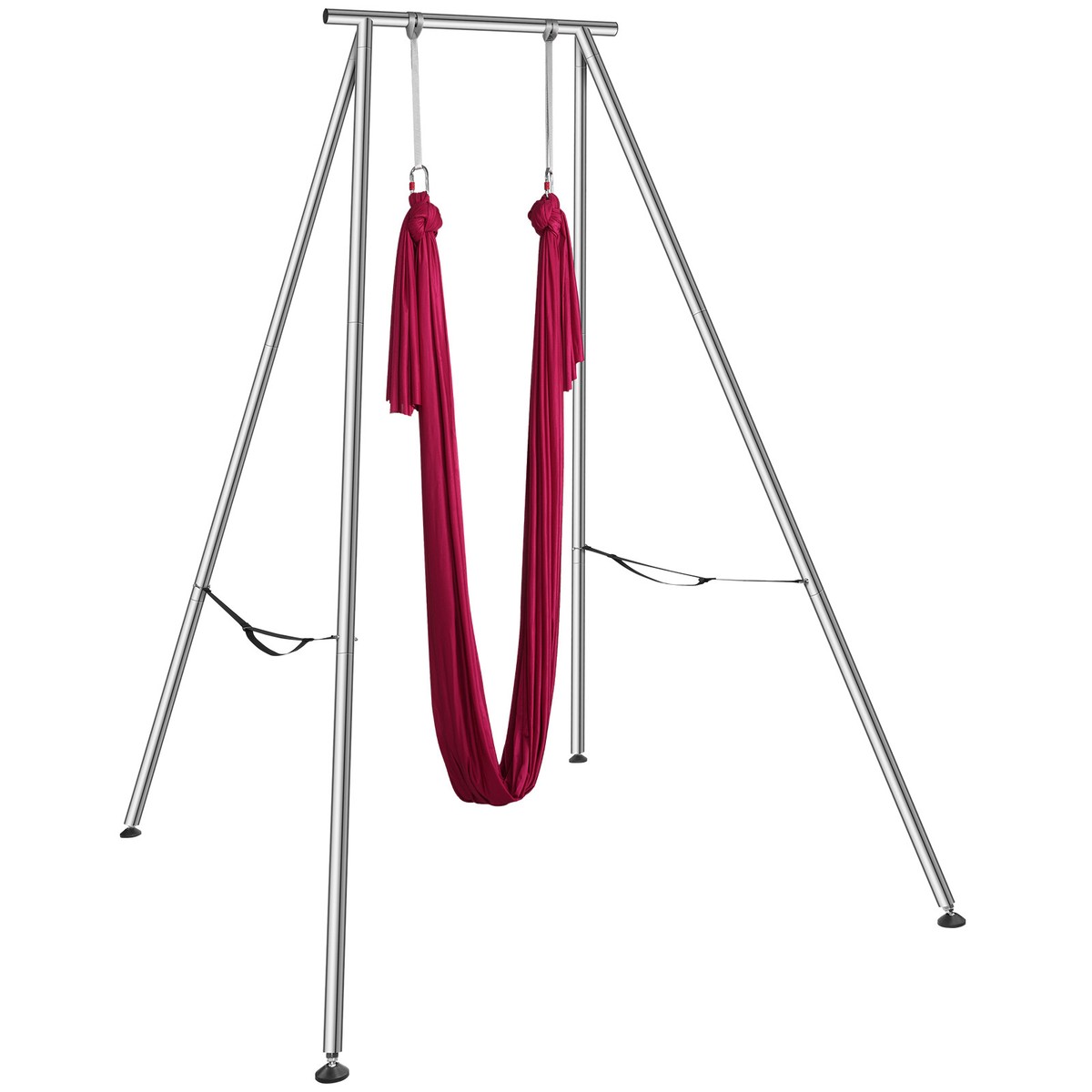 Kit Balançoire Et Hamac De Yoga Aérien VEVOR - 6x2.6 M, Blanc, Pour Inversion Et Danse