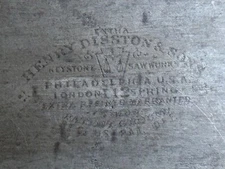 Disston 112 Rip Saw, 26 inch filed 6 PPI - 1896 to 1917