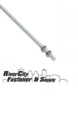 M7-1.0 or 7mm or M7 or 7 millimeter Coarse all threaded rod With matching Nuts  