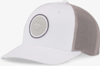 NEW 2024 Callaway Playing Through White Trucker Adjustable Snapback Golf Hat/Cap