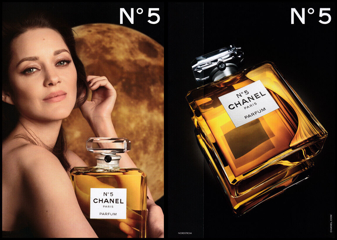 Marion Cotillard 2-page clipping 2022 ad for Chanel No. 5  | eBay