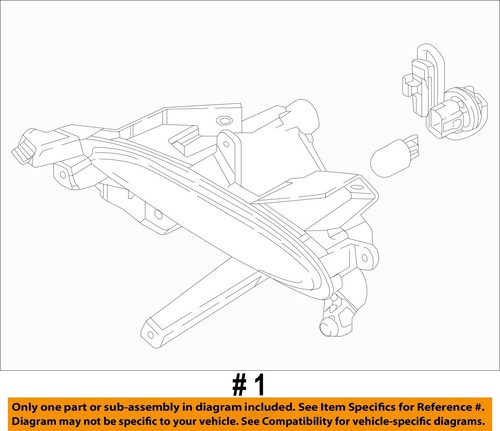Luz de circulación diurna derecha MAZDA OEM MX-5 Miata NA6W51060D - Imagen 2 de 2