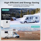 RV Tankless Water Heater, with 15 x 15 inches White Door and Remote Controller — photo 6