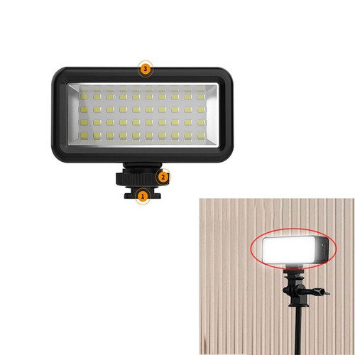 Lámpara de relleno luz de relleno LED de video impermeable para cámara GoPro 603922679066 | eBay