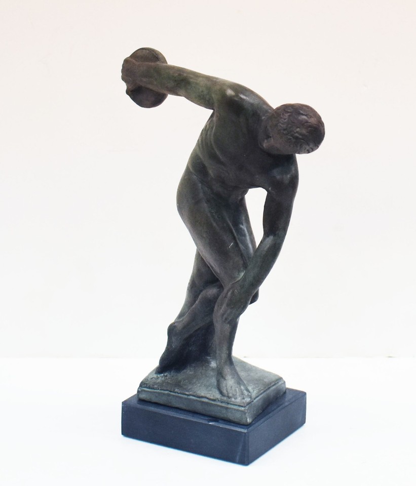 Discobolus of Myron Figure - Discus Thrower Athlete Ancient Greece ...