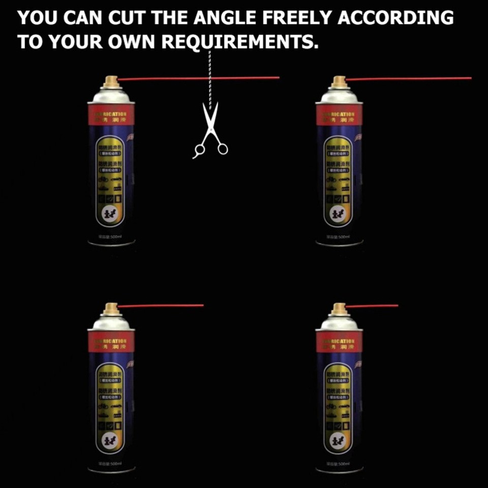 100 Pcs Straws Rust Remover Nozzle Spray Can Little Red Tube eBay