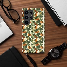 Green Leaf Design Tough case for Samsung® Cell Phone Cover Galaxy