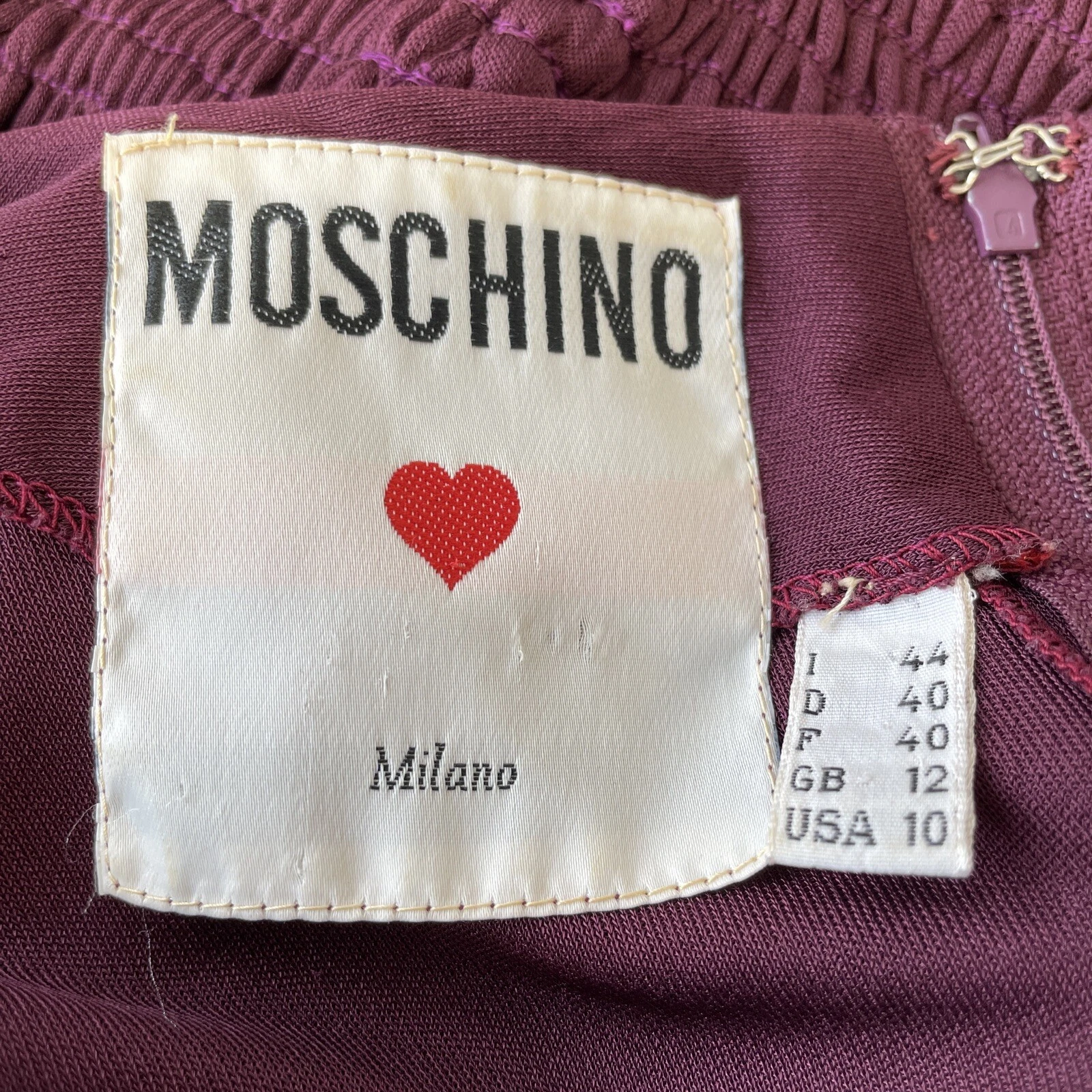 MOSCHINO ABITO DONNA DRESS WOMAN VINTAGE JHA409