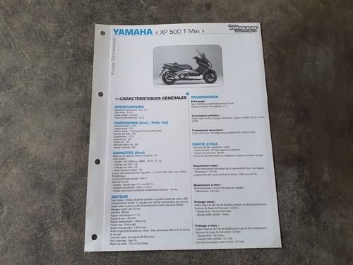 500 Tmax Fiche Technique