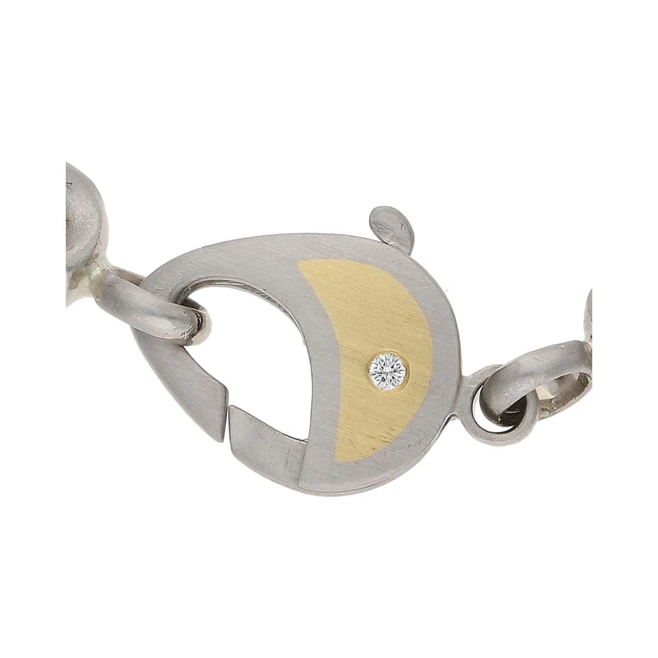 Palladium Armband mit Gold 750/000 Second Hand, getragen - Bild 2 von 3