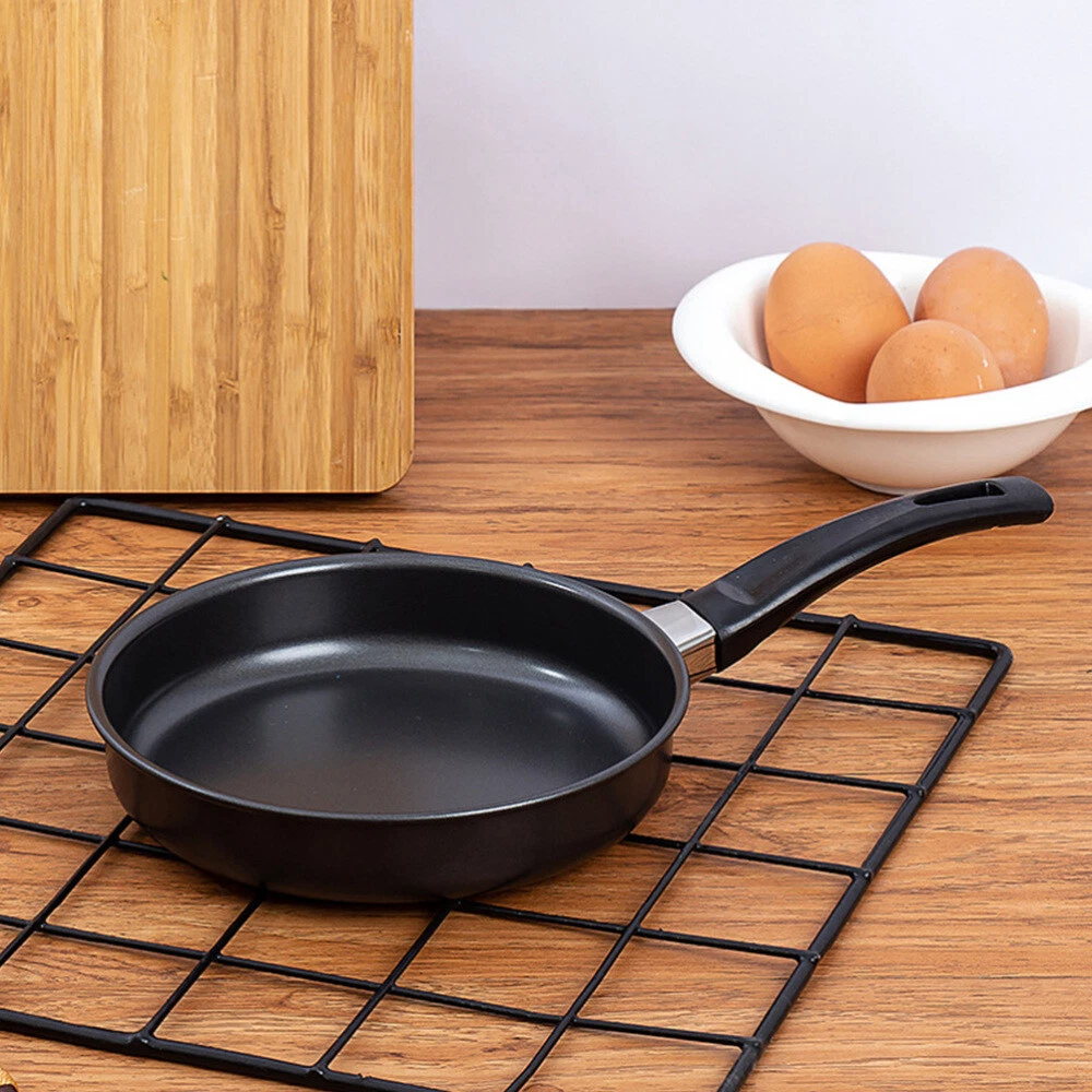 Rounded Non- Stick Pan Egg Cooker Pan Induction Skillet Fry Pan Oven Steak Pan