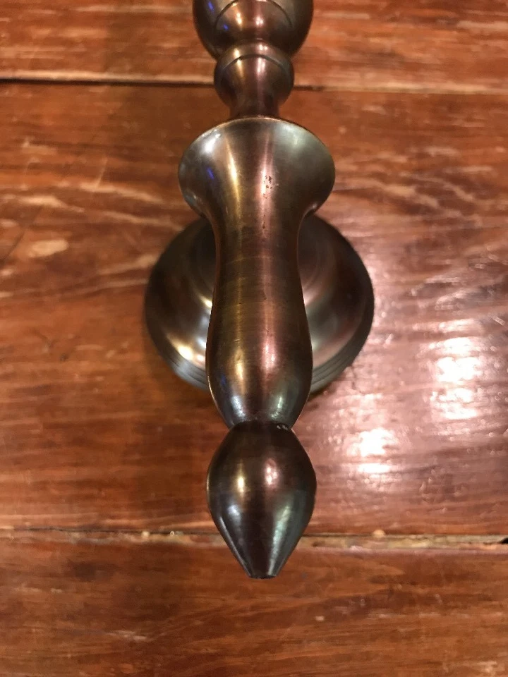 Aplique de pared de alta calidad de bronce y cristal de entrada de 17,25” de alto para vela Foto 4 de 4