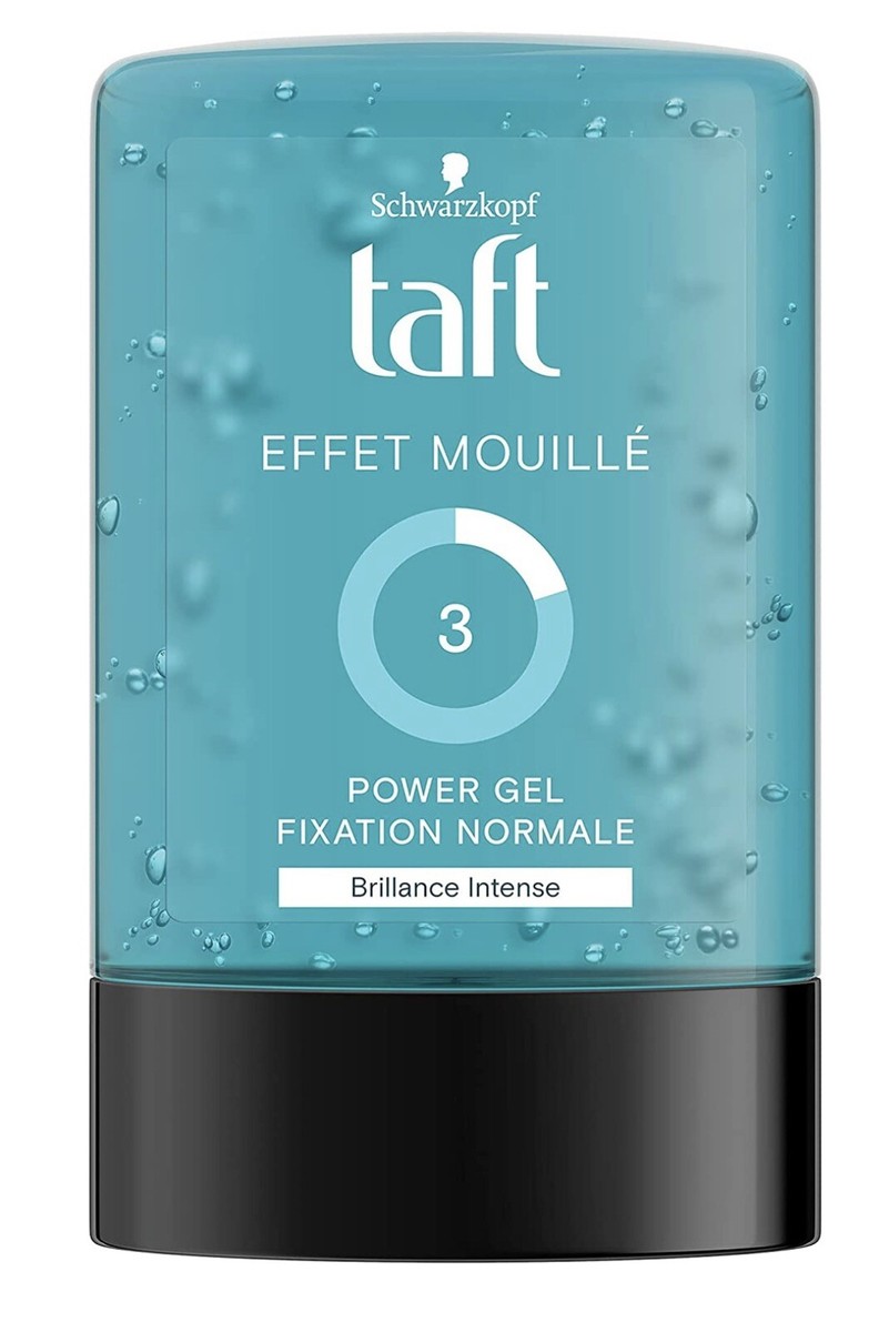 Lot De 3 Gels Coiffants Taft Effet Mouillé - 300 Ml Chacun - Neuf Sous Blister