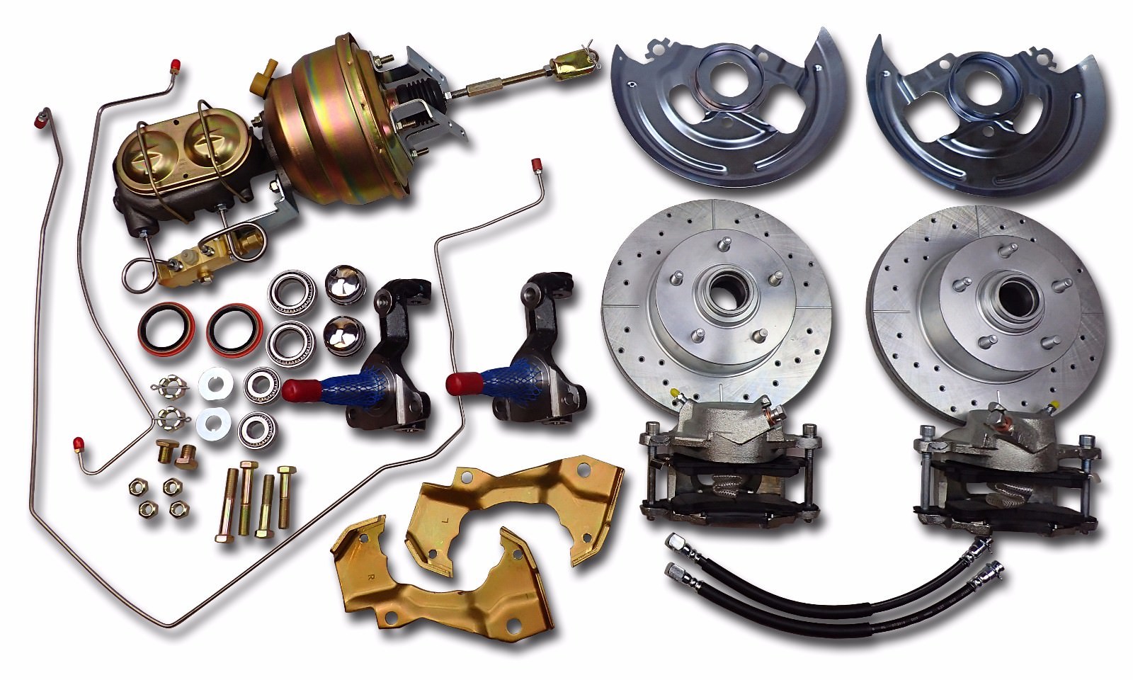 1968 1972 A body chevelle power front disc brake conversion 8 inch dual  booster