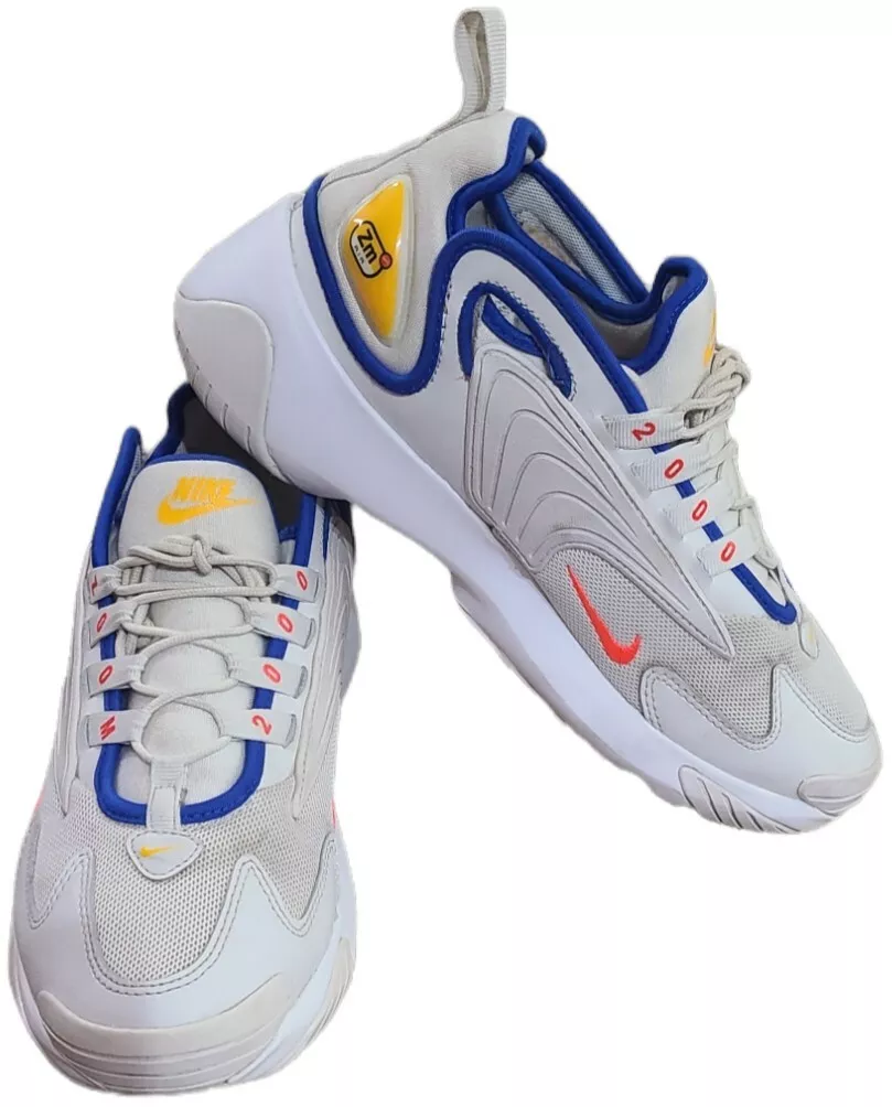 eeuwig Afvoer Spreekwoord NIKE 8M Men&#039;s Platinum Tint White Gold Blue Air Zoom 2K 2000 Style  AOO269 005 | eBay