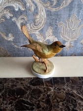 Yellow Warbler Bird Figurine By Doris Lindner No 75 Crown Staffordshire China 