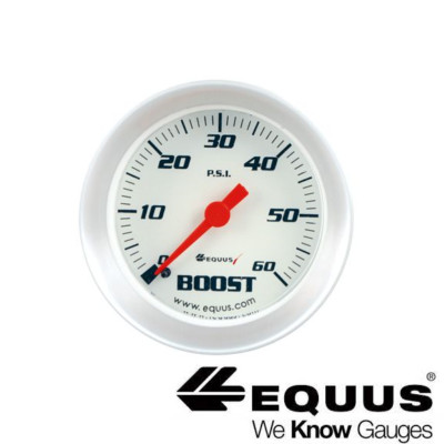Equus 2'' Boost Analog Gauge 0 to 60 PSI - 8000 Series