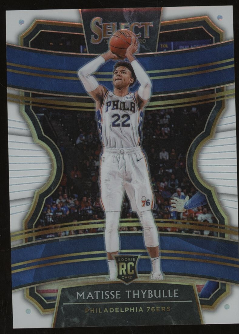 2019-20 Panini Select White Prizm #97 Matisse Thybulle 76ers RC Rookie 61/149