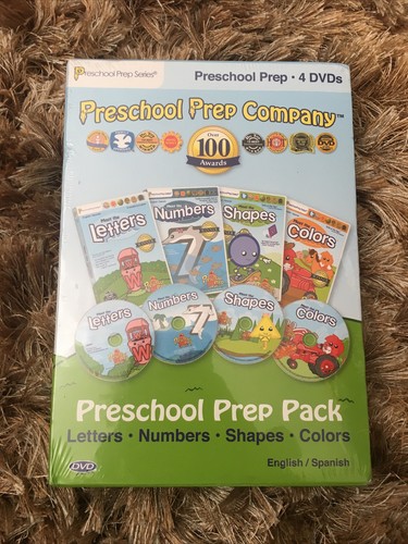 Preschool Prep Letters Numbers Shapes Colors English Spanish DVD - 第 1/2 張圖片