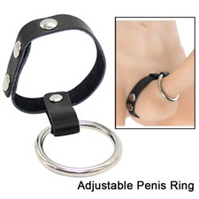 Reusable Penis Sleeve Scrotum Stretcher Ring Delay Ejaculation for Male Enhancer