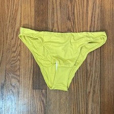 Andie Swim The Cheeky Bikini Bottom Yellow size L NWT