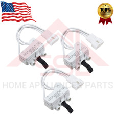 3406107 Dryer Door Switch Whirlpool Kenmore AP6008561 WP3406107 3405100 3-PACK