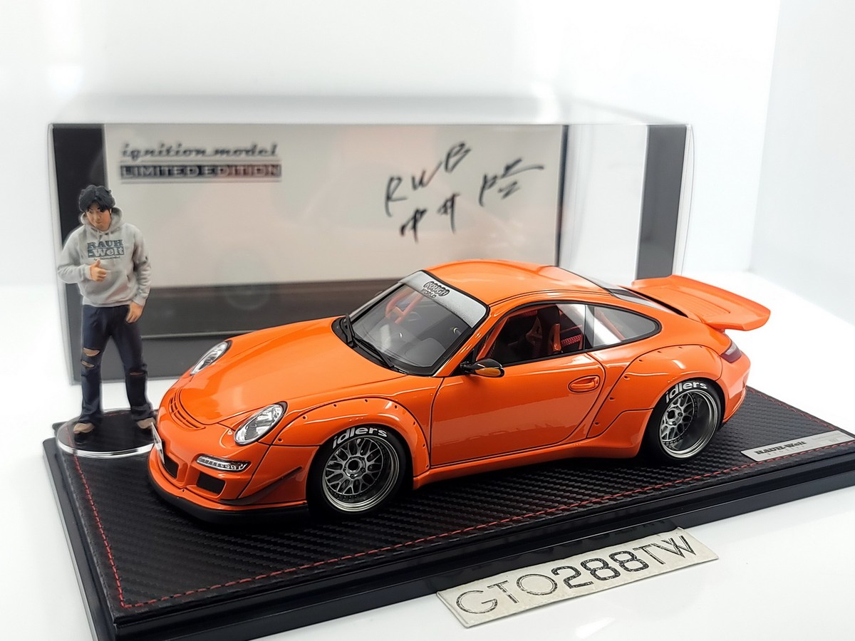 ミニカー 1/18 RWB 997 GT3 Orange With Mr.Nakai Ignition Model 1:18 RWB 997 GT3 Orange - Porsche 911 GT3(IG