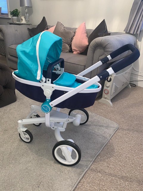 silver cross surf dolls pram pink