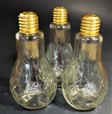  LIGHT BULB DRINKING/BAR GLASSES-BOLS GENEVER, AMSTERDAM EST. 1575, NEW (3 PACK)