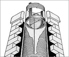 chimney pipe Round Spider Damper- 6", 7", 8" or 10", please specify the size