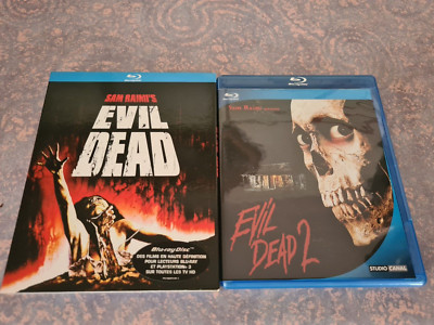 Evil Dead + Evil Dead 2 von Sam Raimi's Blu-ray neuwertig zum greifen