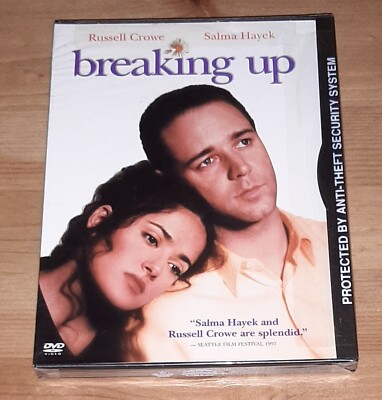 Breaking Up (DVD, 1997, BRAND NEW) Russell Crowe, Salma Hayek / Snap Case