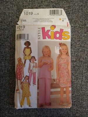 Style Schnittmuster Kinder 1019 ungeschnitten