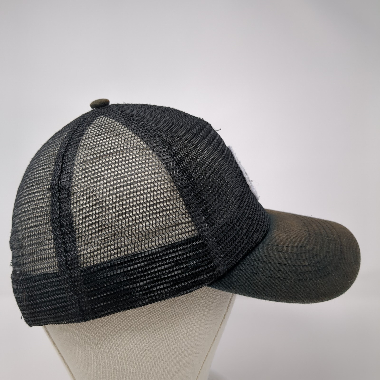 Zyia Active Patch Snapback Trucker Hat Black One … - image 4