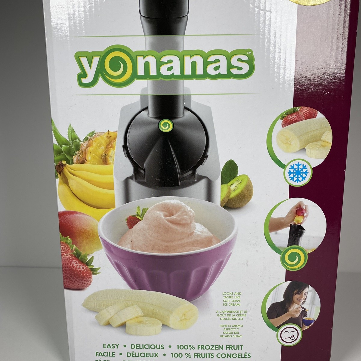 Dole Yonanas Maker ジューサー Dole Yonanas Frozen Fruit Dessert Maker Dispenser Soft Ice Cream