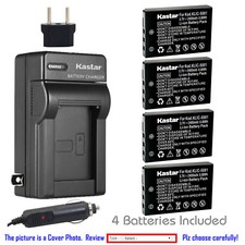 Kastar Battery Travel Charger for Kodak KLIC-5001 Kodak EasyShare DX7590 Zoom