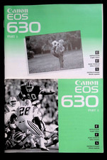 Original Camera Instructions/Manual: Canon EOS 630 Part 1  2