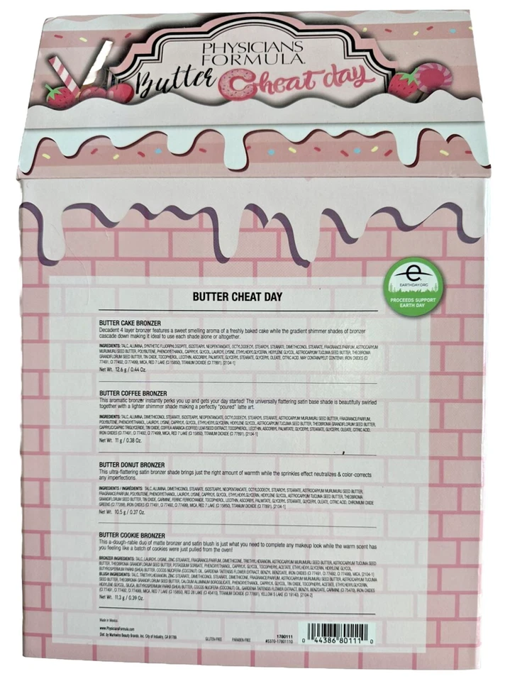 Physicians Formula Cheat Day Butter Bronzer Coffee Cake Cookies Donut Gift Box - Image 3 of 3