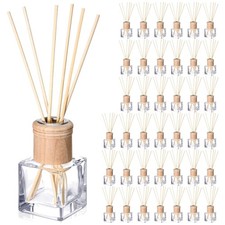 40-Piece Reed Diffuser Bottle Set with Wooden Caps