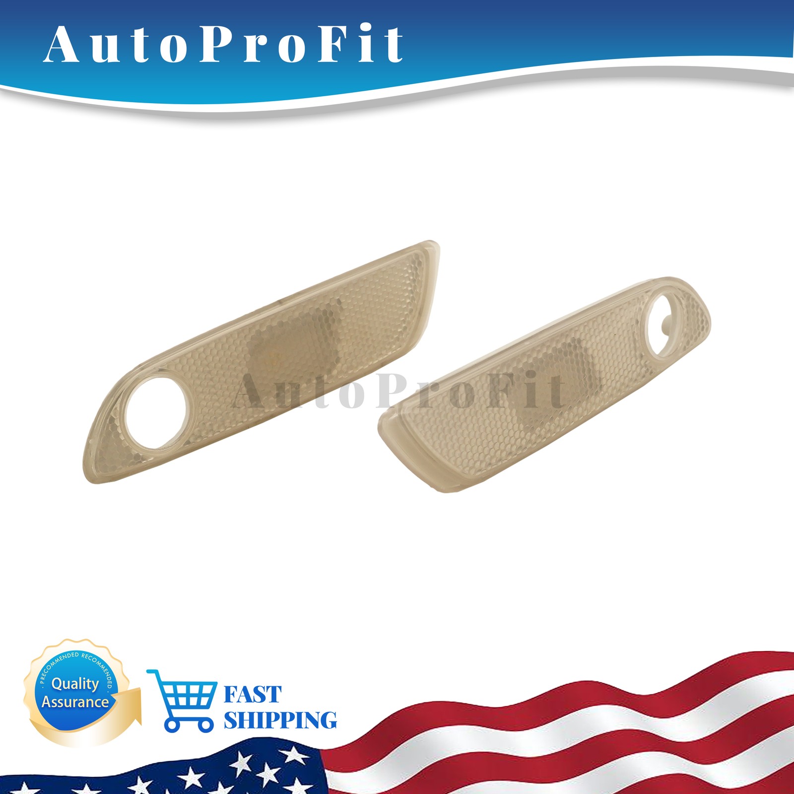 NEW Pair Front Fender Side Marker Lights For Rolls-Royce Ghost Wraith Dawn 10-19