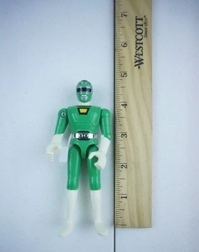 Power Rangers Turbo Green Ranger Action Figure Bandai Vintage 4.75 Inch