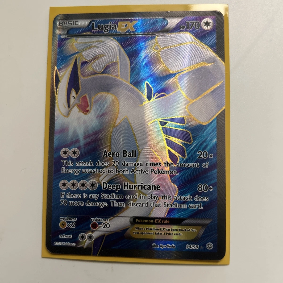lugia ex pokemon card value Lugia ex (Wisdom of Sea and Sky #211/241, 3-Stars)