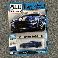 Auto World Modern Muscle 2021 Ford Shelby GT-500 Carbon Fiber Track Pack 1:64