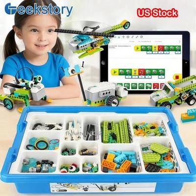 WeDo 2.0 DIY Robot Building Blocks Set STEAM Educational Programming Toys wt Box