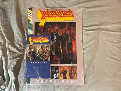 Judas Priest Turbo Pak Fax 1986 Tour Poster Book - 12''×16'' Rare Sealed