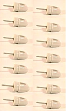 Lot of 14 Zareba WP1929 Woodstream Electric Fence Screw-In Porcelain Insulator